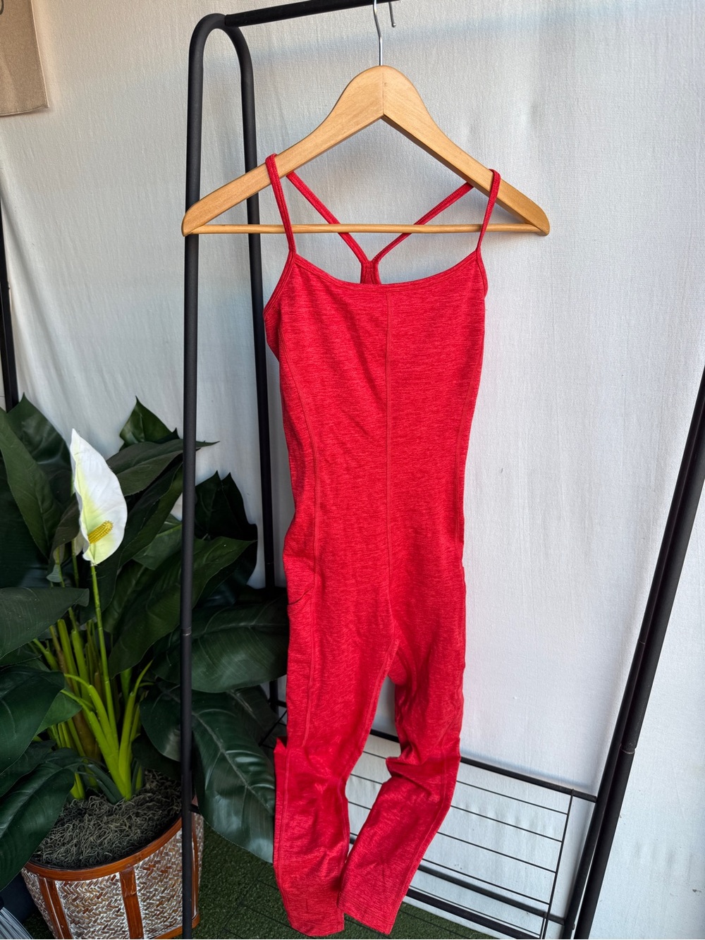 Offline by Aerie Red Hugger Racerback Legging Jumpsuit / Size XS